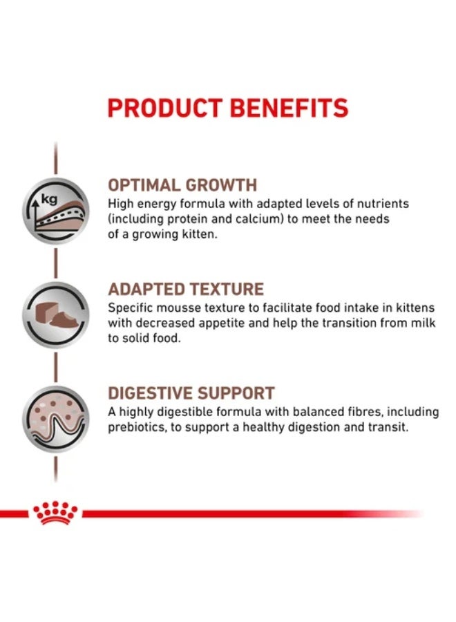 Royal Canin Veterinary Gastrointestinal Kitten Mousse 195g - Image 2